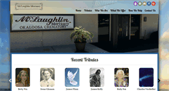 Desktop Screenshot of mclaughlinmortuary.com